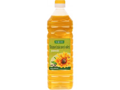 VÝPRODEJ!!!Olej slunečnicový lisovaný za studena 1 l BIO BIO NEBIO