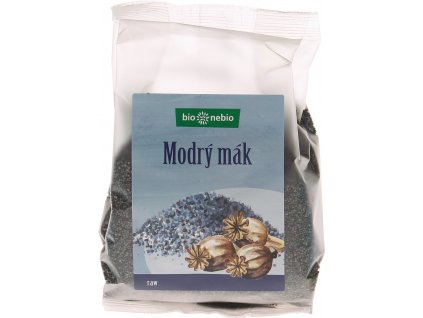 Mák modrý český 200 g – BIO NEBIO