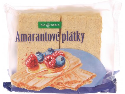 BIO Plátky křupavé s amarantem 100 g – BIO NEBIO