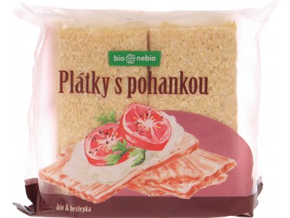 Bio plátky křupavé s pohankou bio*nebio 100 g  + Při koupi 12 a více kusů 3% Sleva