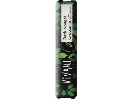 Organic nougat chocolate bar with nuts VIVANI 35 g