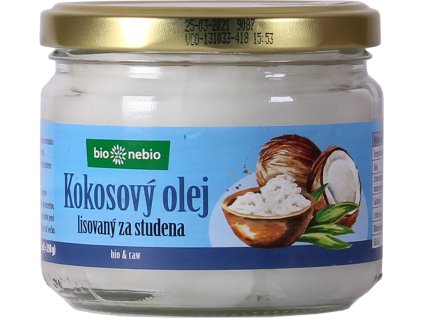 BIO Olej kokosový lisovaný za studena 250 g – BIO NEBIO