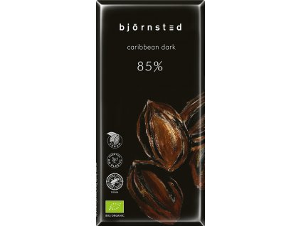 Bio hořká čokoláda 85% björnsted 100 g  + Při koupi 12 a více kusů 3% Sleva