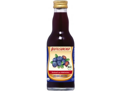 Suc organic de afine 100% Beutelsbacher 0,2 l  + Při koupi 12 a více kusů 3% Sleva