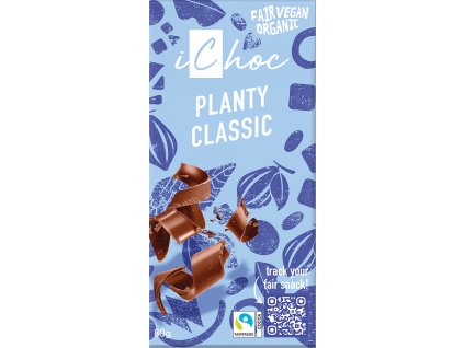 Ciocolată vegană organică clasică iChoc 80 g  + Při koupi 12 a více kusů 3% Sleva