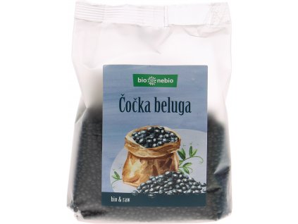 BIO Čočka černá beluga 300 g – BIO NEBIO