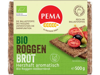 Bio žitný chléb PEMA 500 g  + Při koupi 12 a více kusů 3% Sleva