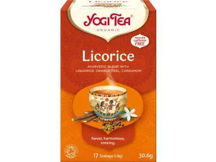 Bio Lékořice Yogi Tea 17 x 1,8 g  + Při koupi 12 a více kusů 3% Sleva