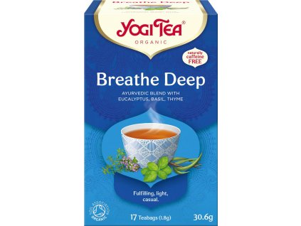 Bio Dýchej zhluboka Yogi Tea 17 x 1,8 g  + Při koupi 12 a více kusů 3% Sleva