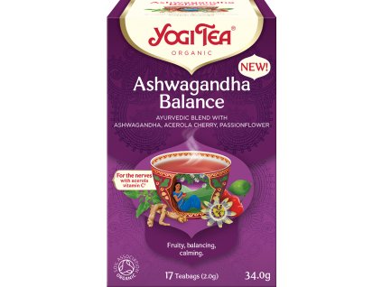Bio Rovnováha Ashwagandhy Yogi Tea 17 x 2 g  + Při koupi 12 a více kusů 3% Sleva