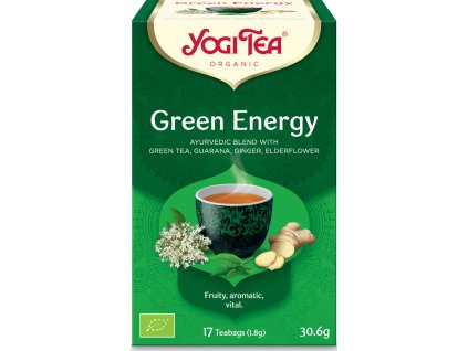 Bio Zelená energie Yogi Tea 17 x 1,8 g  + Při koupi 12 a více kusů 3% Sleva