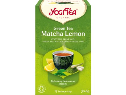 Bio Zelený čaj Matcha Citrón Yogi Tea 17 x 1,8 g  + Při koupi 12 a více kusů 3% Sleva
