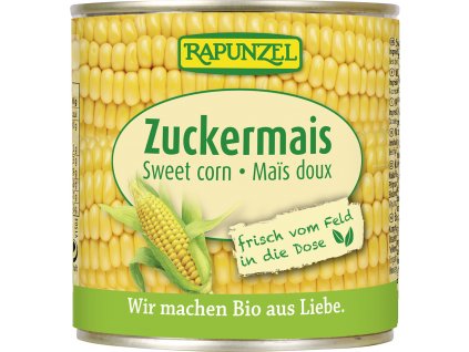 Bio kukuřice cukrová sterilovaná RAPUNZEL 340 g  + Při koupi 12 a více kusů 3% Sleva