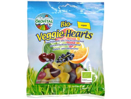 Bio Gelee HERZEN vegan ÖKOVITAL 80 g  + Při koupi 12 a více kusů 3% Sleva