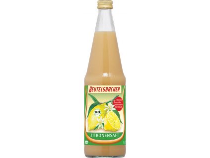 Organic lemon juice 100% Beutelsbacher 0.7 l