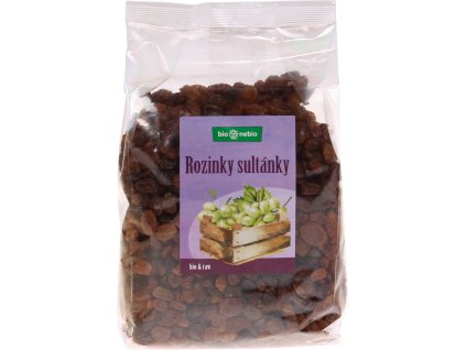 Bio rozinky sultánky bio*nebio 1 kg  + Při koupi 12 a více kusů 3% Sleva