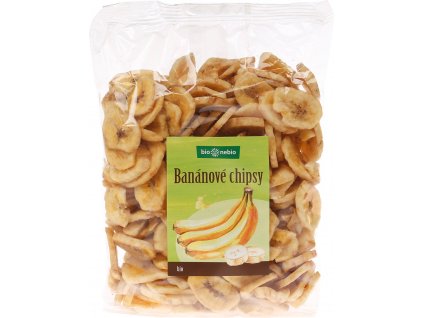 Bio banánové chipsy bio*nebio 400 g  + Při koupi 12 a více kusů 3% Sleva