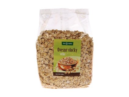 BIO Vločky ovesné bezlepkové velké 500 g – BIO NEBIO
