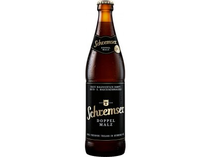 Pivo tmavé Doppelmalz SCHREMSER 500 ml  + Při koupi 12 a více kusů 3% Sleva