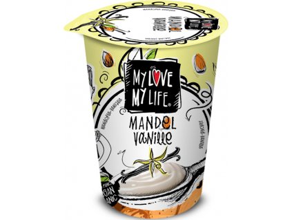 Bio zakysaný mandlový Vanilka My Love My Life 180 g  + Při koupi 12 a více kusů 3% Sleva
