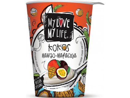 Bio zakysaný kokosový Mango Marakuja My Love My Life 180 g  + Při koupi 12 a více kusů 3% Sleva