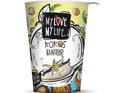 Bio zakysaný kokosový Vanilka My Love My Life 180 g  + Při koupi 12 a více kusů 3% Sleva