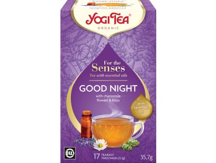 Bio Pro smysly - Dobrou noc Yogi Tea 17 x 2,1 g  + Při koupi 12 a více kusů 3% Sleva