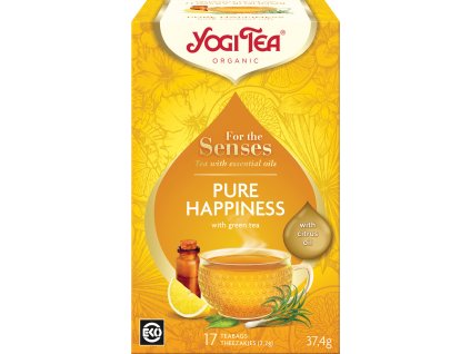 Bio Pro smysly - Čiré štěstí Yogi Tea 17 x 2,2 g  + Při koupi 12 a více kusů 3% Sleva