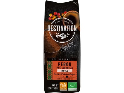 Bio káva mletá Peru Destination 250 g + Při koupi 12 a více kusů 3% Sleva