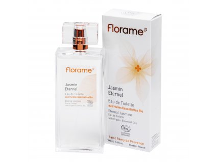 Toaletní voda přírodní JASMIN ETERNEL — věčný jasmín 100 ml BIO FLORAME