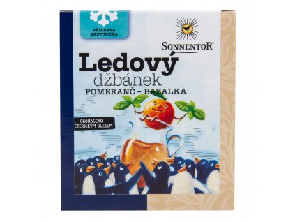 Čaj Ledový džbánek pomeranč - bazalka 40 g BIO SONNENTOR