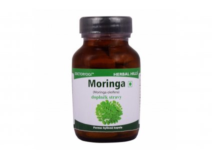 Moringa - doplněk stravy - Herbal Hills 45 veg. kapslí (energie a zvyšuje odolnost organismu)  + Při koupi 12 a více kusů 3% Sleva