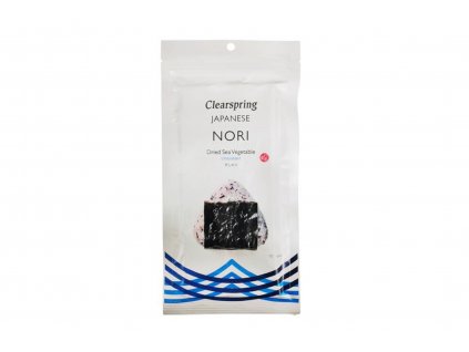 Mořské řasy Nori - plátky Clearspring 25g  + Při koupi 12 a více kusů 3% Sleva
