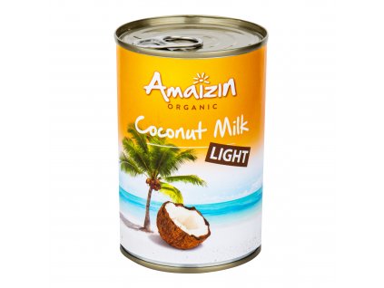 Krém kokosový light 9 % tuku 400 ml BIO AMAIZIN