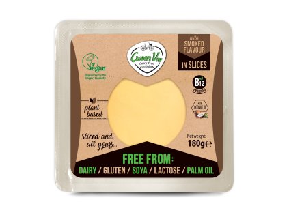 Plátky s příchutí uzené goudy 180 g GREENVIE