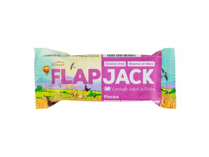 Flapjack ovesný pekan bezlepkový 80 g BRYNMOR