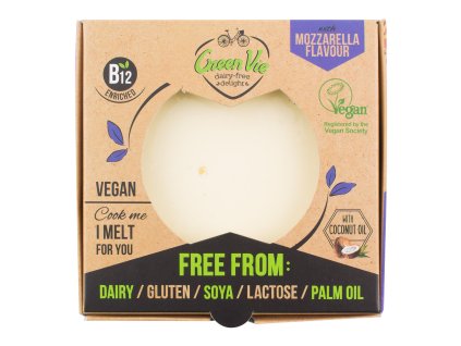 Block with mozzarella flavor 250 g GREENVIE