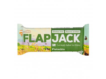 Flapjack ovesný pistácie bezlepkový 80 g BRYNMOR