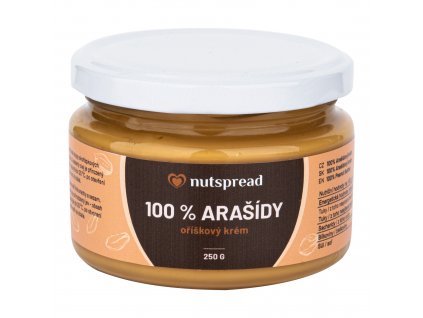 VÝPRODEJ!!!Krém z pražených arašídů 250 g NUTSPREAD