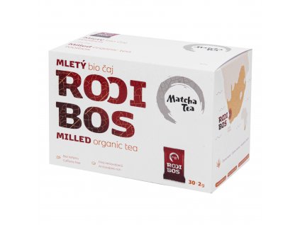 Gemahlener Rooibostee 60 g (30x2 g) BIO MATCHA TEE