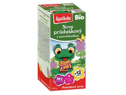 Apotheke BIO Sirup detský prieduškový s materied. 250g