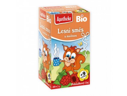 Apotheke BIO Dětský čaj Lesní směs s malinou 20x2g  + Při koupi 12 a více kusů 3% Sleva