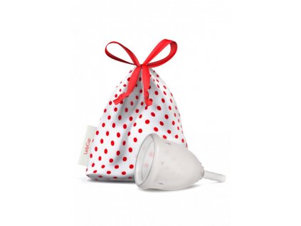 LadyCup Menstrual Cup - transparent - small (S)