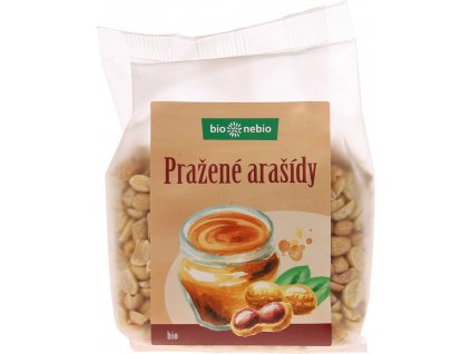 Bio arašídy loupané pražené bio*nebio 200 g  + Při koupi 12 a více kusů 3% Sleva