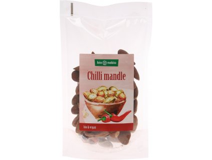 Bio chilli mandle pražené bio*nebio 100 g  + Při koupi 12 a více kusů 3% Sleva