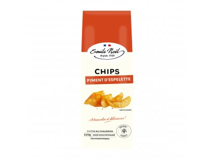 VÝPRODEJ!!!Chipsy bramborové pálivá paprika 115 g BIO EMILE NOËL