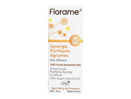 Amestec sinergetic purificator de aer de citrice cu eucalipt 30 ml BIO FLORAME