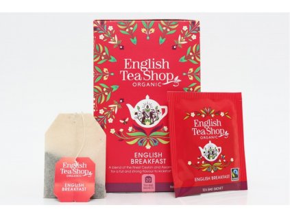 English Tea Shop Čaj černý BIO Breakfast 20 nálevkových sáčků 45g  + Při koupi 12 a více kusů 3% Sleva