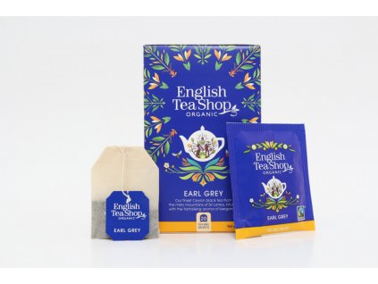 English Tea Shop Čaj černý Earl Grey BIO 20 nálevkových sáčků 45g  + Při koupi 12 a více kusů 3% Sleva