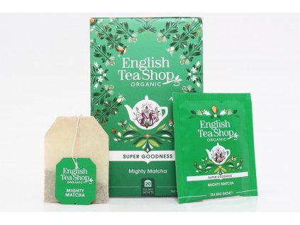 English Tea Shop Čaj zelený BIO Mocná Matcha 20 nálevkových sáčků 35g  + Při koupi 12 a více kusů 3% Sleva